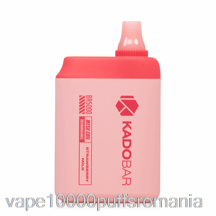Vape Romania Kado Bar Br5000 Lapte De Capsuni De Unica Folosinta